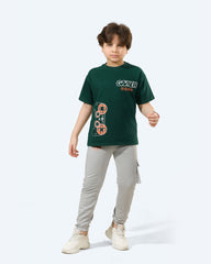 Gamer Mode Controller Set for Boys | Dark Green - Remint Kids Fashion