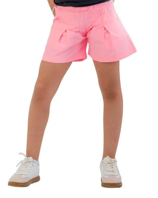 Girls Pleated Casual Skirt | Pink - Remint Kids Fashion