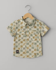 Boys Checkered Adventure Shirt