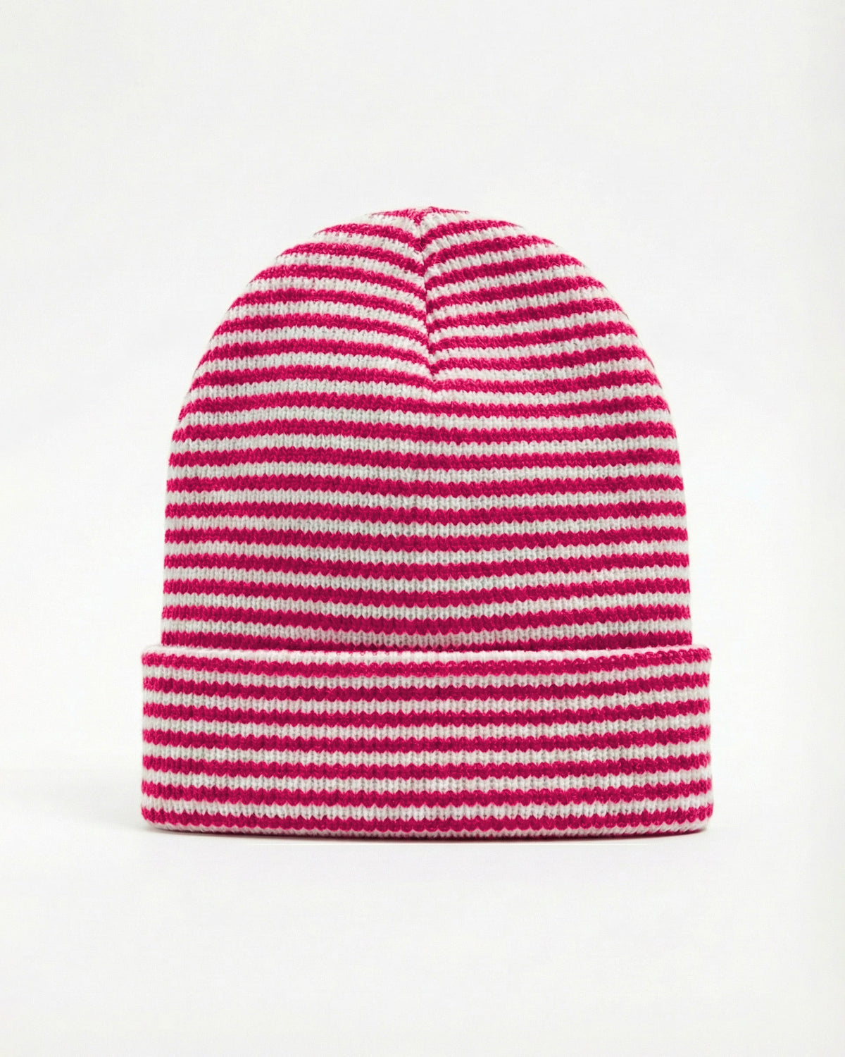 Striped Knit Beanie - Red | Pink - Remint Kids Fashion