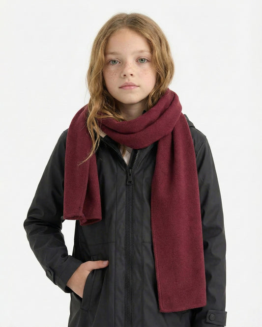 Soft Fleece Scarf | Burgundy - Remint Kids Fashion