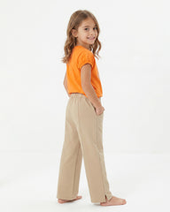 Girls Hello Kitty Puff Sleeve Set | Orange - Remint Kids Fashion