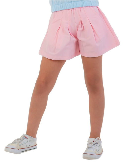 Girls Pleated Casual Skirt | Rose Pink - Remint Kids Fashion