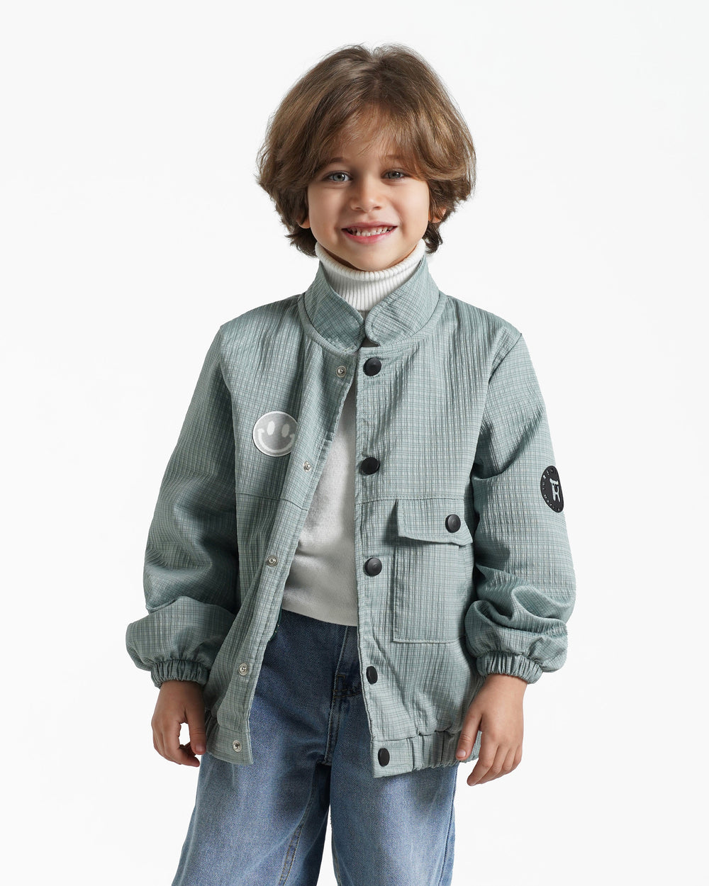 Boys Corduroy Utility Jacket | Mint - Remint Kids Fashion