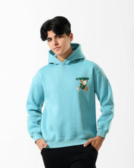 Kids Garfield Graphic Hoodie | Aqua - Remint Kids Fashion