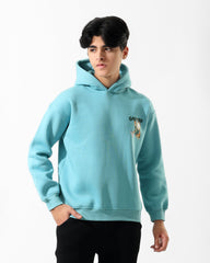 Kids Garfield Graphic Hoodie | Aqua - Remint Kids Fashion