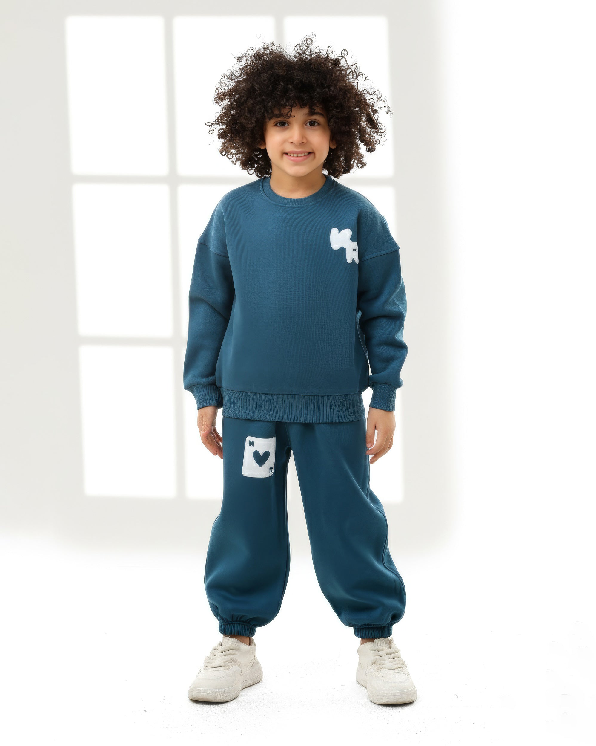 Boys Playing Card Set | Dark Teal - Remint Kids Fashion