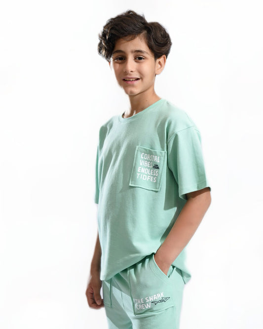 Boys Coastal Vibes Summer Set | Mint - Remint Kids Fashion
