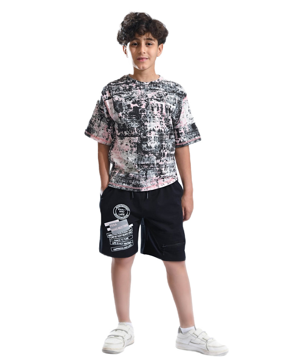 Boys Urban Super Set | Black - Remint Kids Fashion
