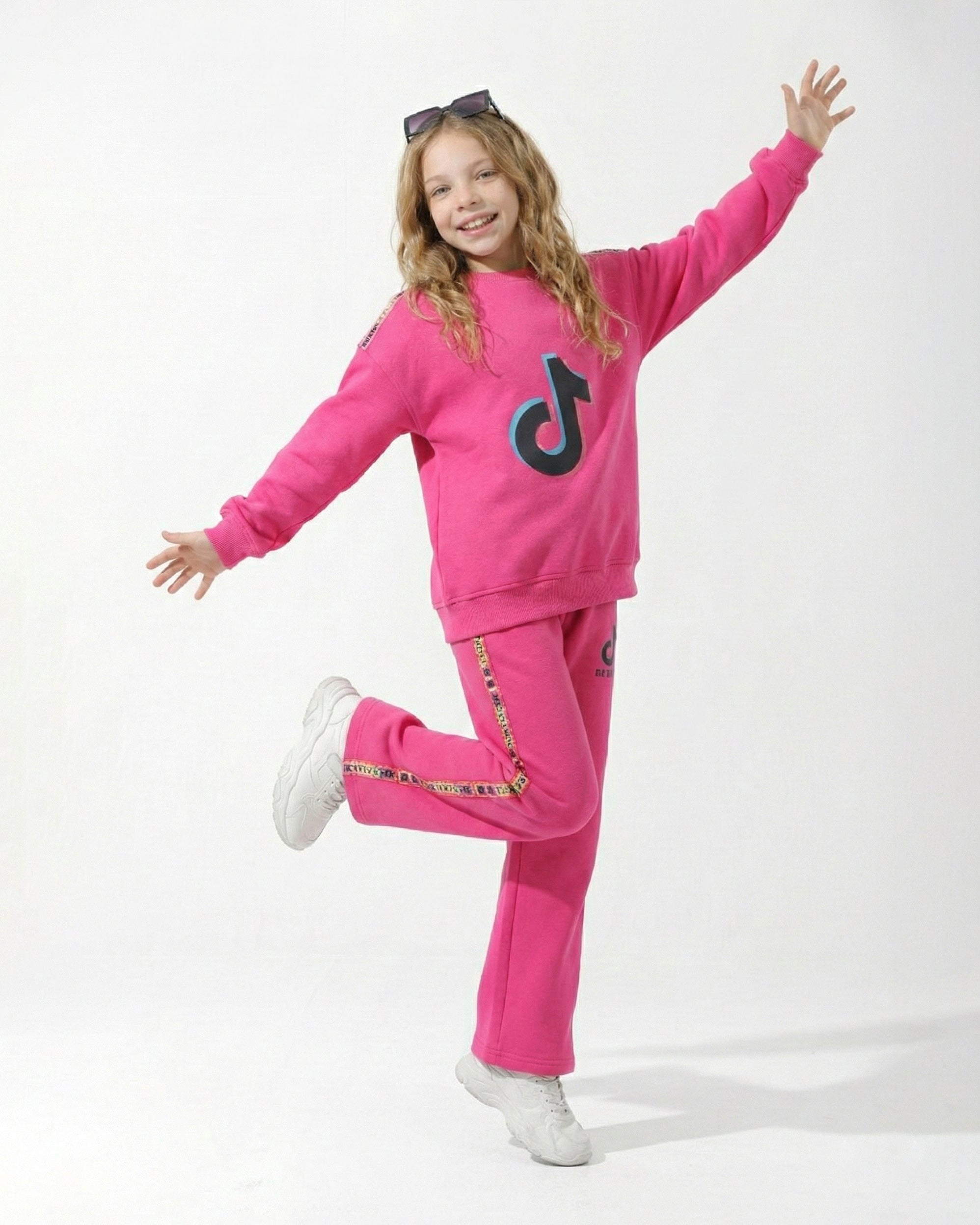 Girls Trend Logo Set | Pink - Remint Kids Fashion