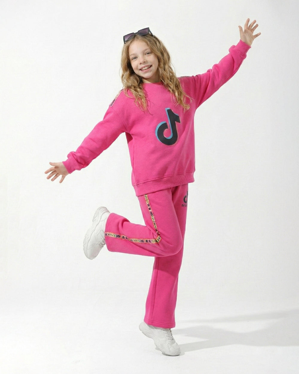 Girls Trend Logo Set | Pink - Remint Kids Fashion