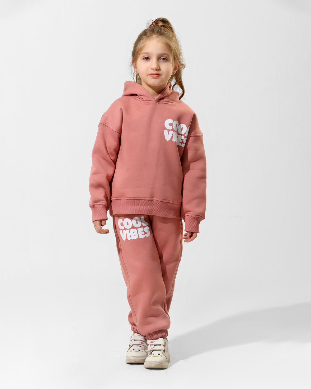 Girls Cool Vibes Set | Rose Pink - Remint Kids Fashion