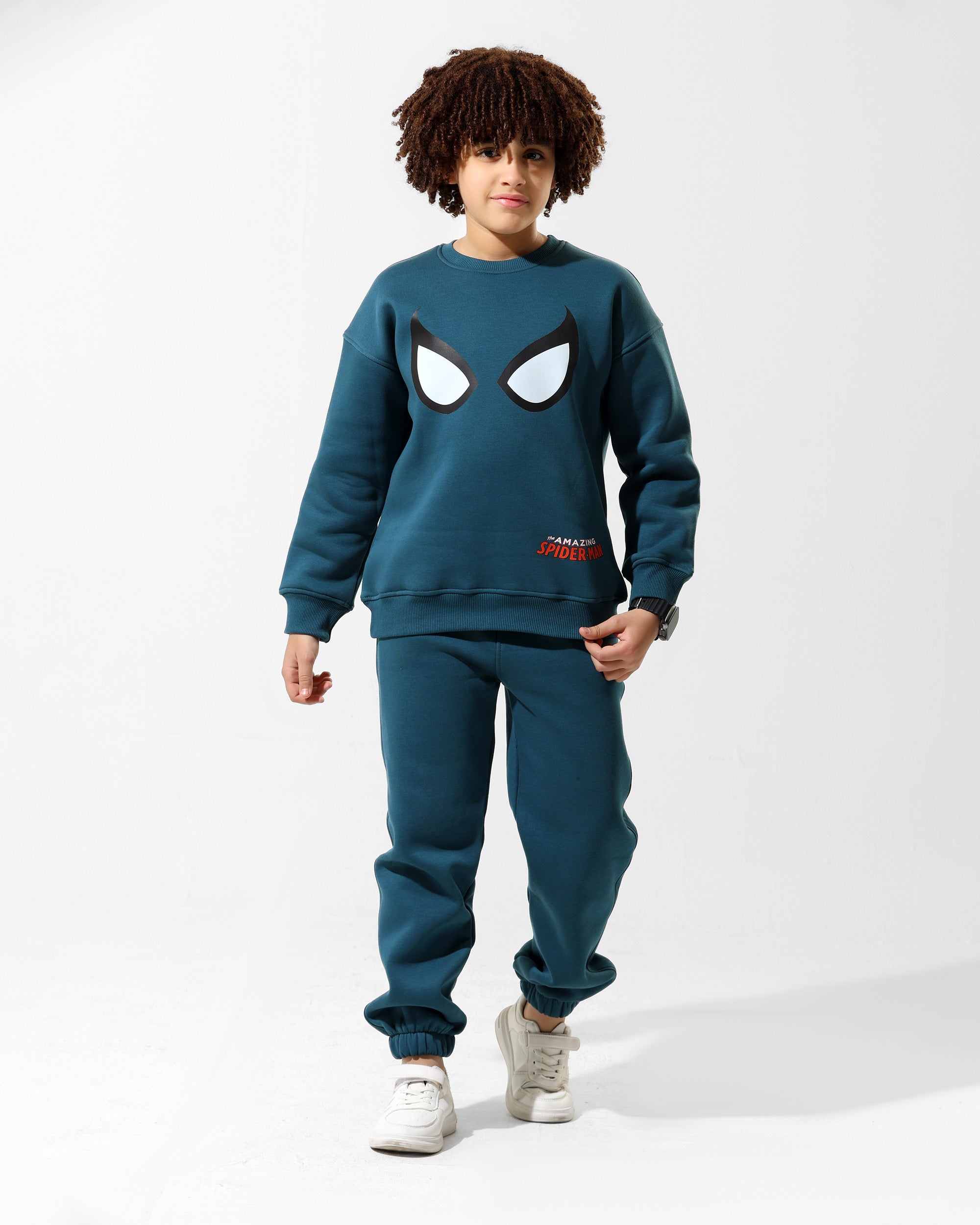 Boys Spider-Man Graphic Set | Dark Teal - Remint Kids Fashion