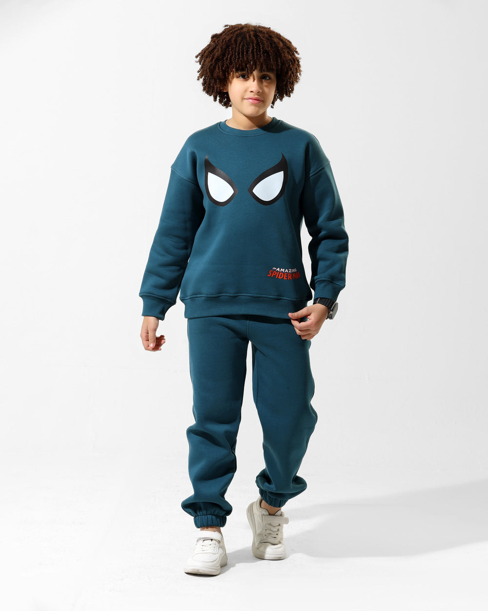 Boys Spider-Man Graphic Set | Dark Teal - Remint Kids Fashion