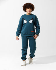 Boys Spider-Man Graphic Set | Dark Teal - Remint Kids Fashion