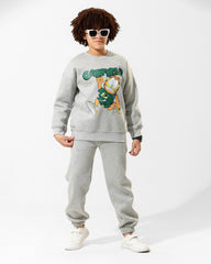 Boys Garfield Graphic Set | Grey - Remint Kids Fashion