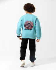Boys Jeep Graphic Set | Aqua - Remint Kids Fashion