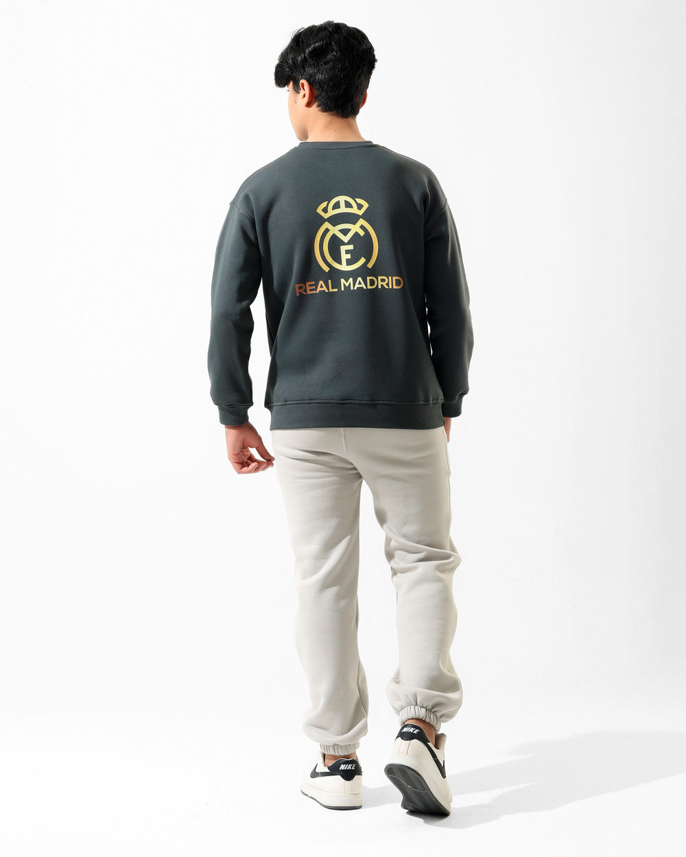 Boys Real Madrid Set | Dark Grey - Remint Kids Fashion