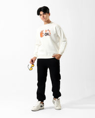 Boys "It’s OK" Printed Set | Off-White - Remint Kids Fashion