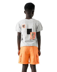 Boys Urban Style Set | Grey - Remint Kids Fashion