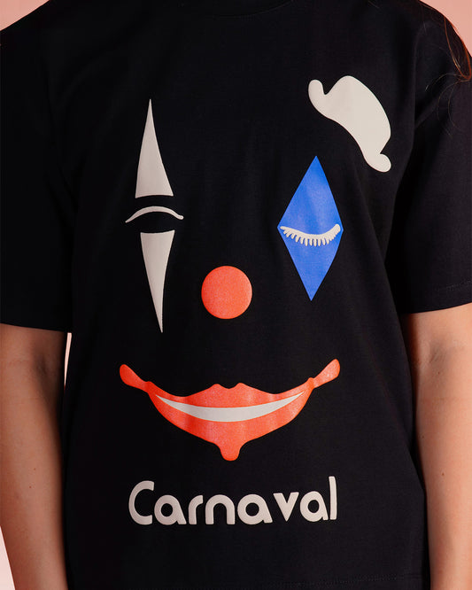 Girls Carnaval Graphic Colorblock Set | Black - Remint Kids Fashion